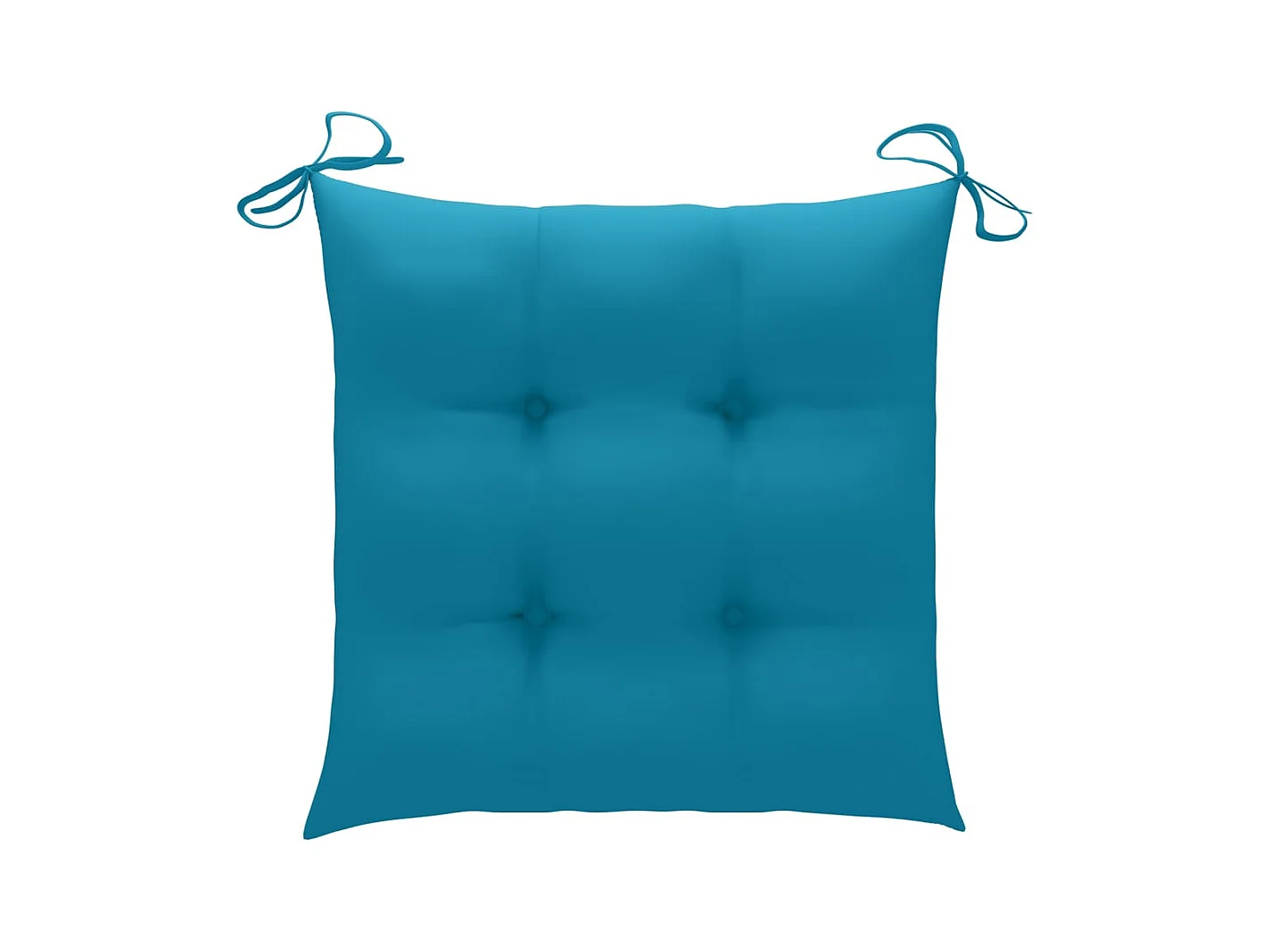 Chaises de jardin empilables avec coussins 8 pièces Teck solide