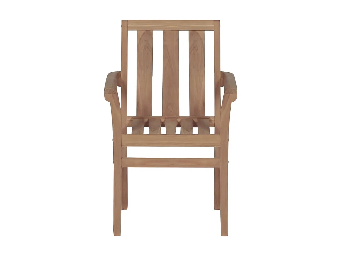 Chaises de jardin 2 pièces avec coussins anthracite Bois de teck