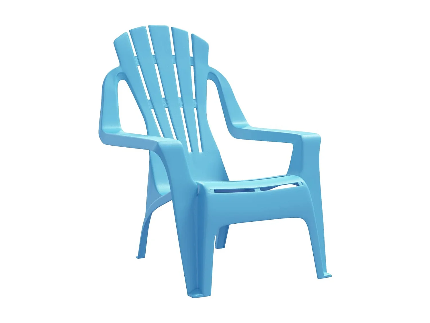 Chaises de jardin pour enfants lot de 2 bleu 37x34x44 cm PP