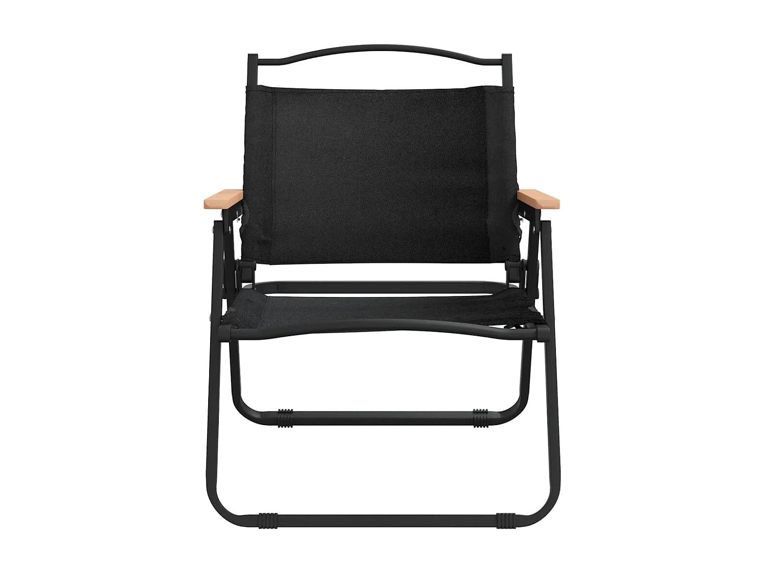 Chaises de camping 2 pièces Noir 54x43x59 cm Tissu Oxford