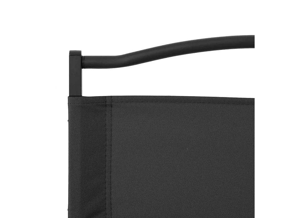 Chaises de camping 2 pièces Noir 54x43x59 cm Tissu Oxford