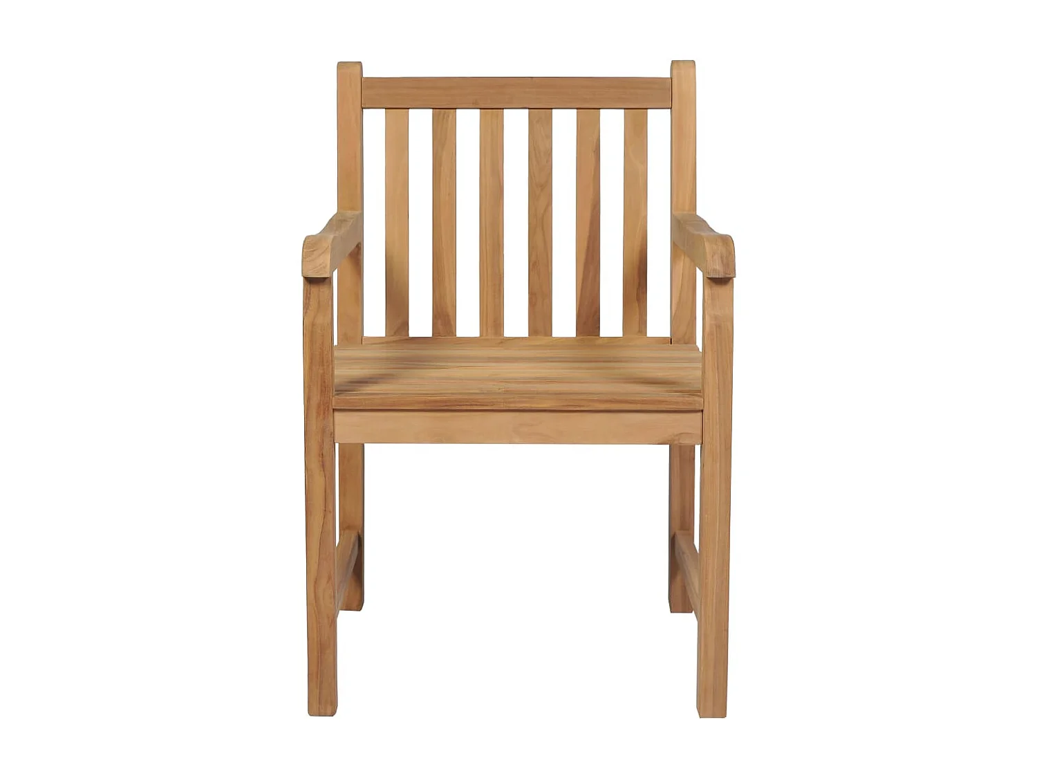 Chaises de jardin 6 pièces avec coussins vert Bois de teck solide