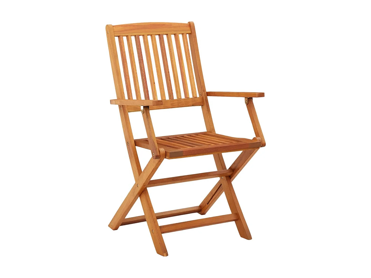 Chaises de jardin pliables 4 pièces Bois d'eucalyptus massif