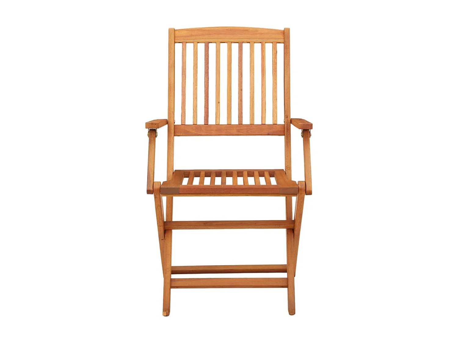 Chaises de jardin pliables 4 pièces Bois d'eucalyptus massif