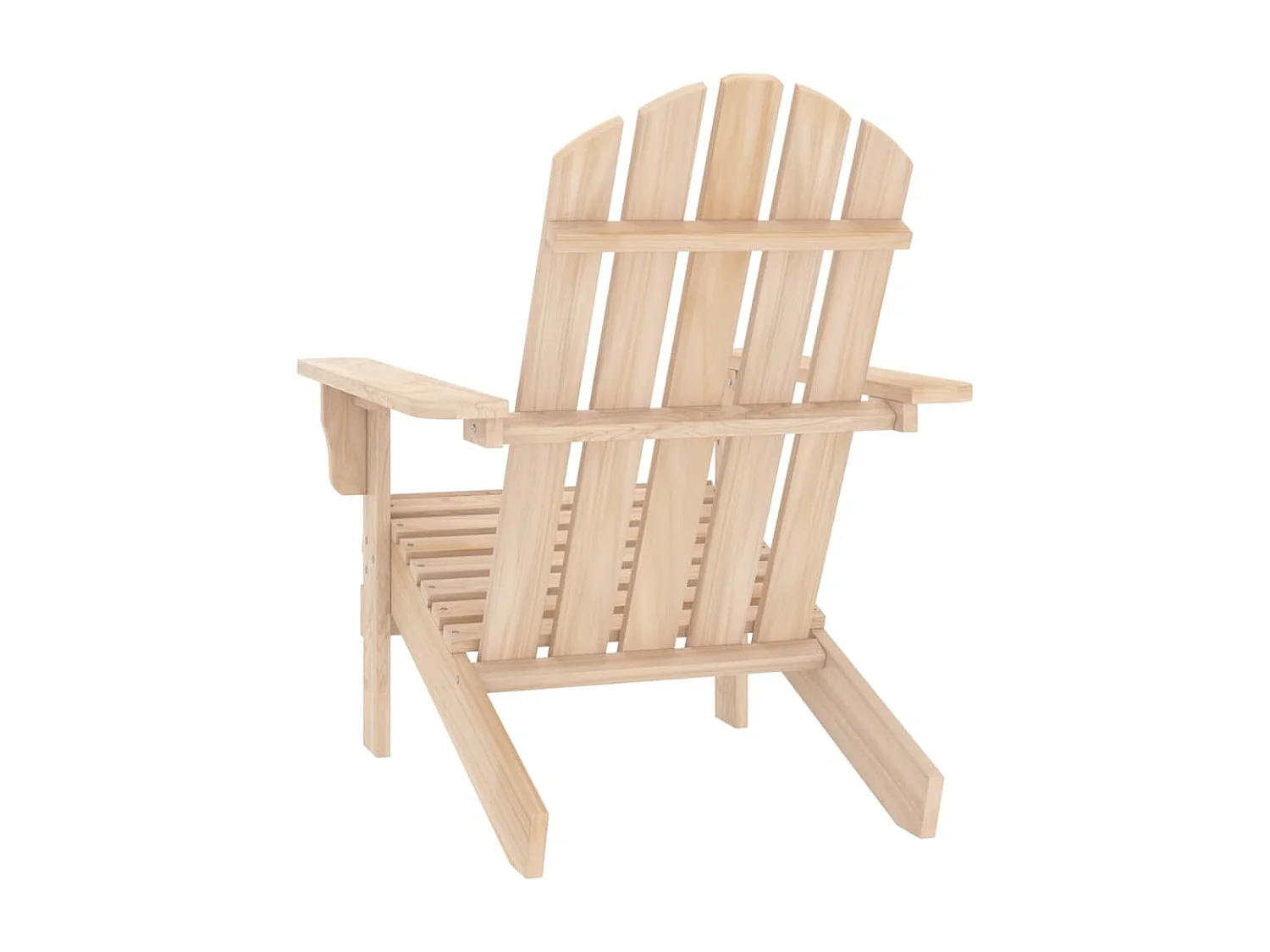 Silla de jardín Adirondack madera maciza de abeto