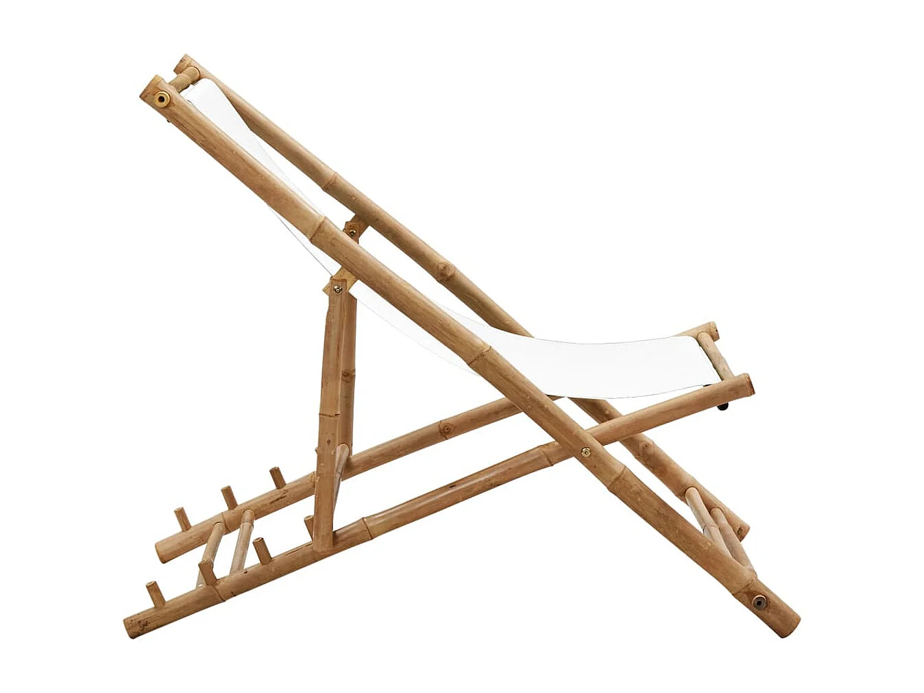 Chaise de terrasse Bambou et toile