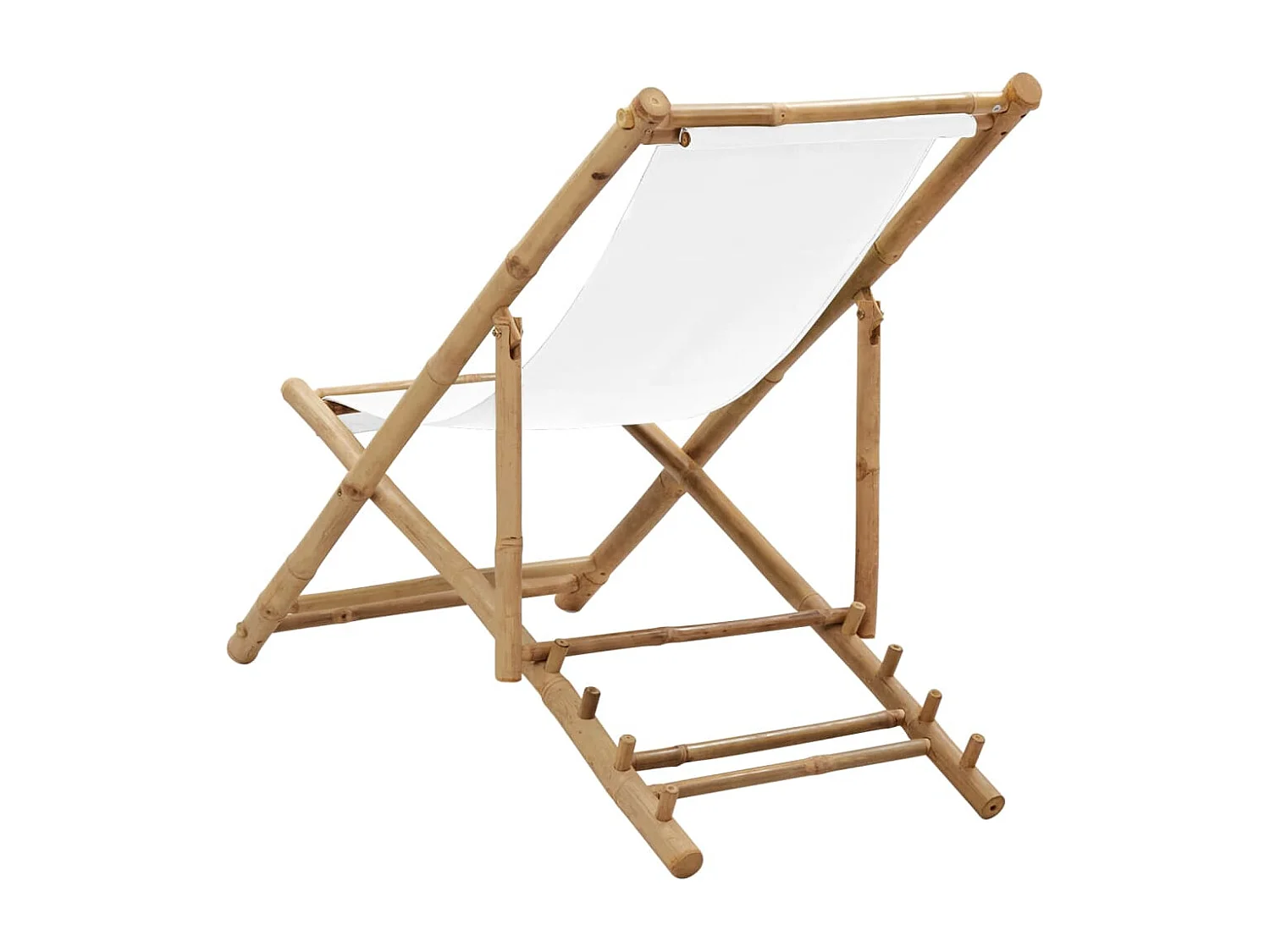 Chaise de terrasse Bambou et toile