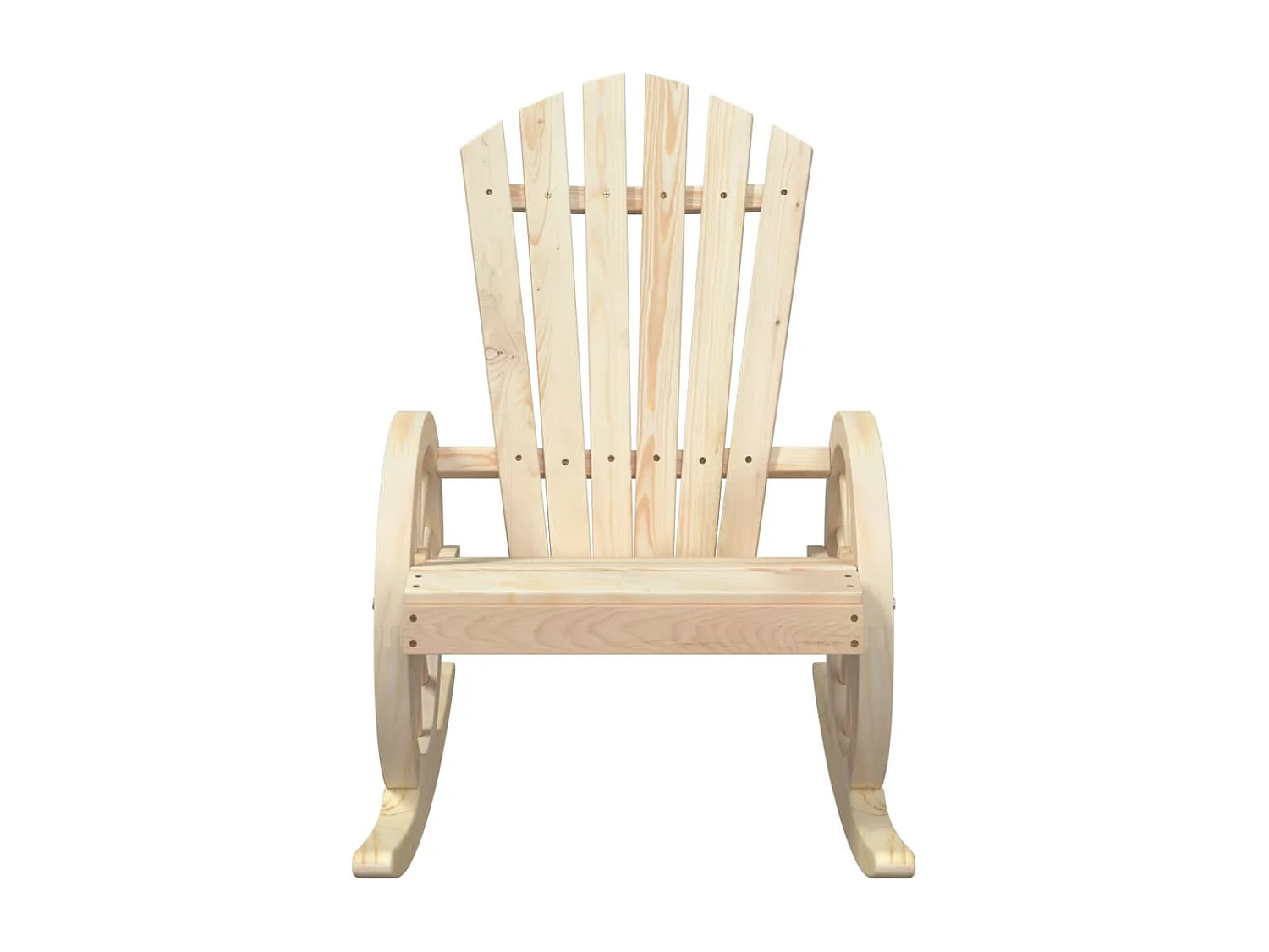 Chaise à bascule Adirondack bois de sapin massif