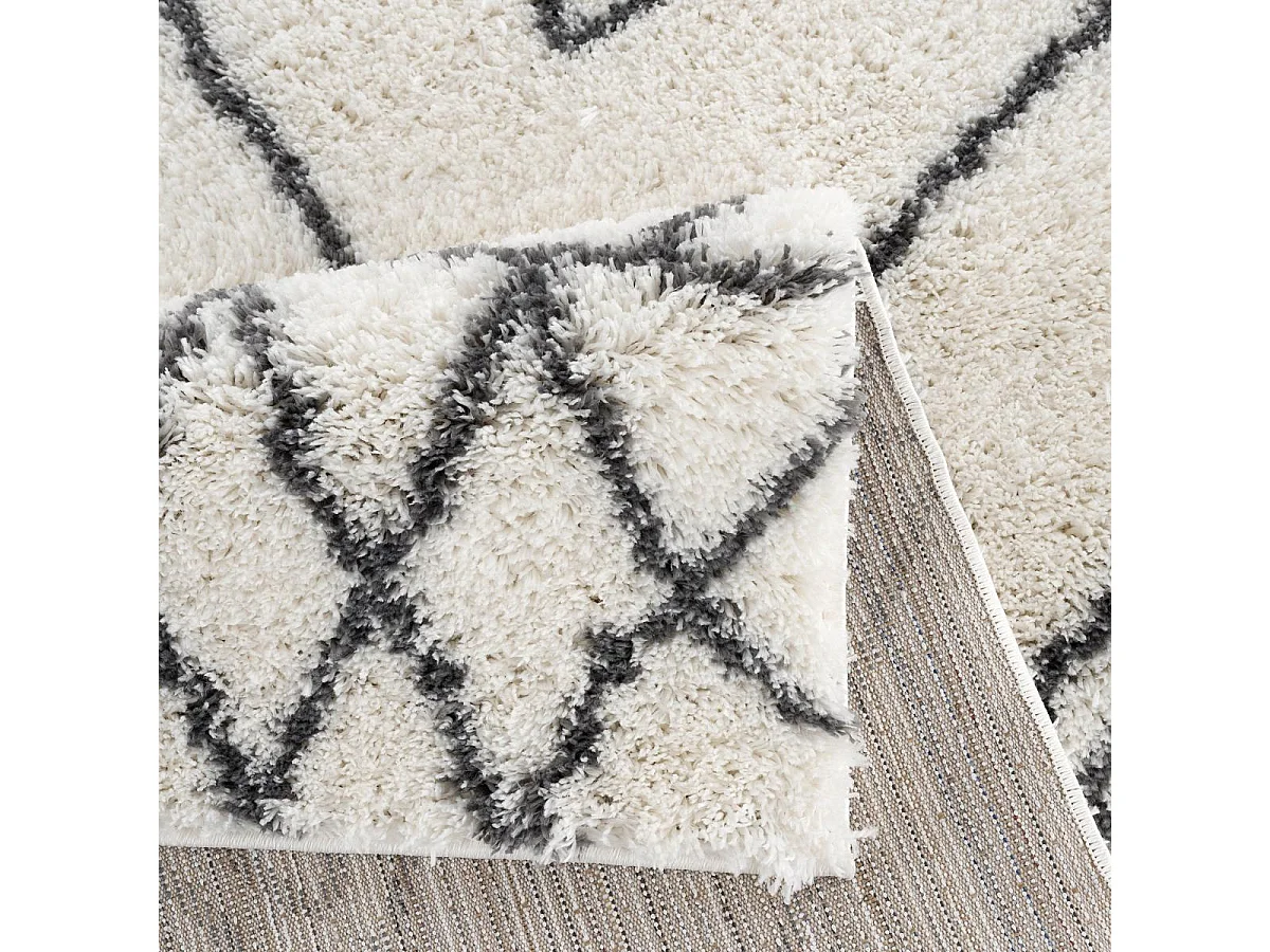 Tappeto berbero 80x150 tessuto modello etnico DOUX 2 crema