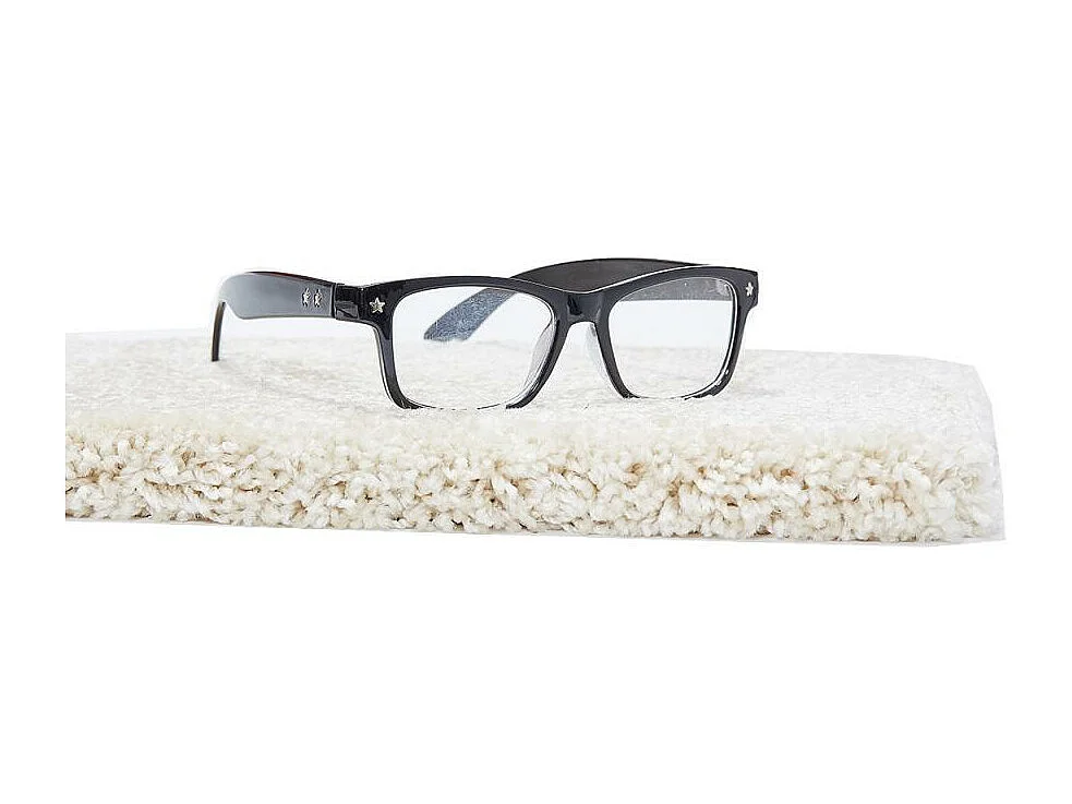 tapis salle à manger 200x300 tissé blanc cassé rectangle motif uni EPAISSIA +