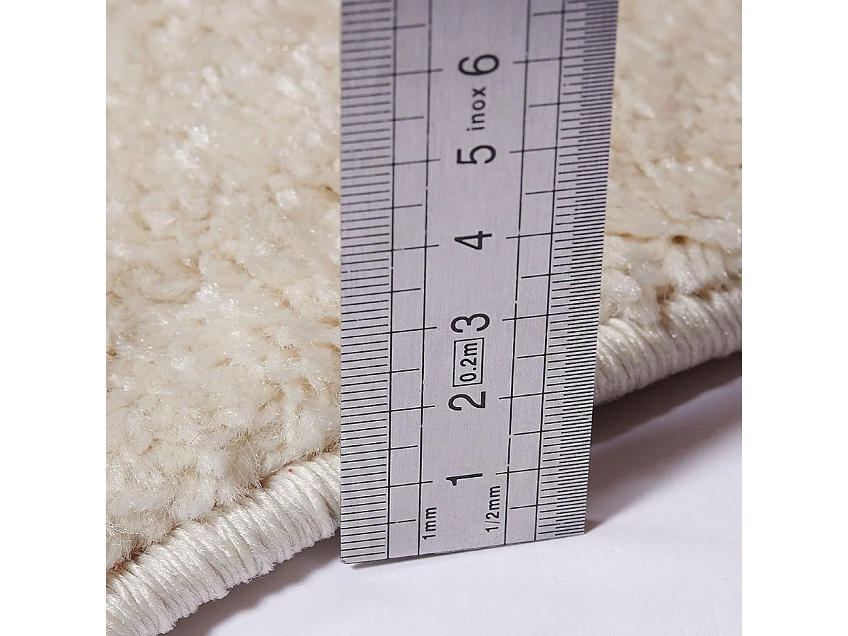 Tapis berbère 120x170 tissé motifs tribaux LYN5 OURIKA C blanc