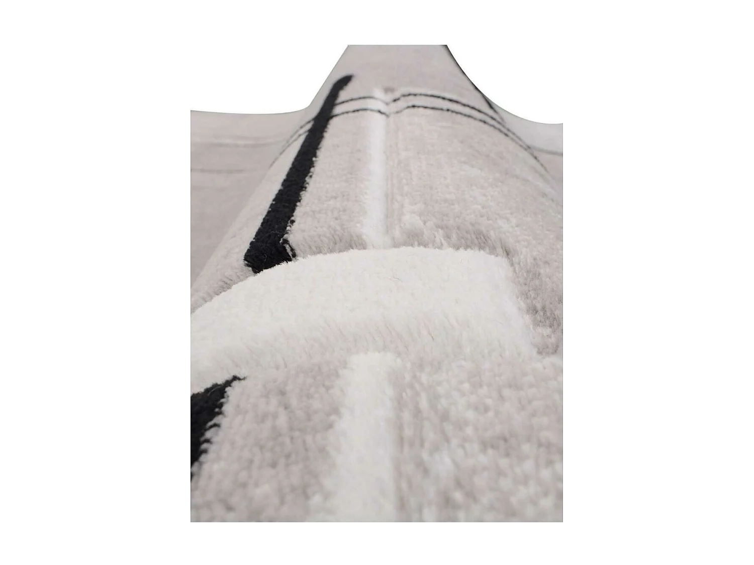 tapis chambre 60x110 tissé pourpre rectangle motif abstrait NOVA