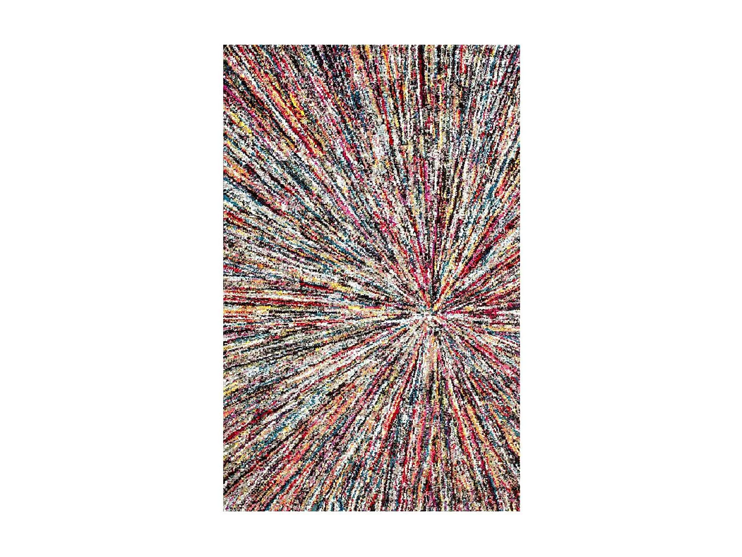 tapis salon 120x170 tissé multicolore rectangle motif ethnique LYN6 IMPACT