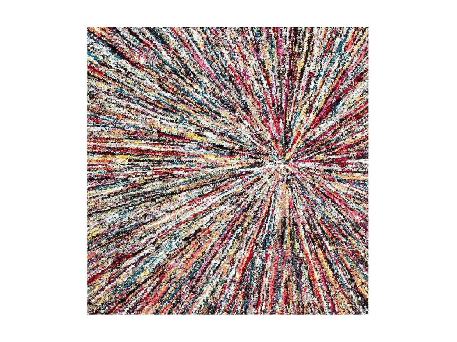 tapis salon 120x170 tissé multicolore rectangle motif ethnique LYN6 IMPACT