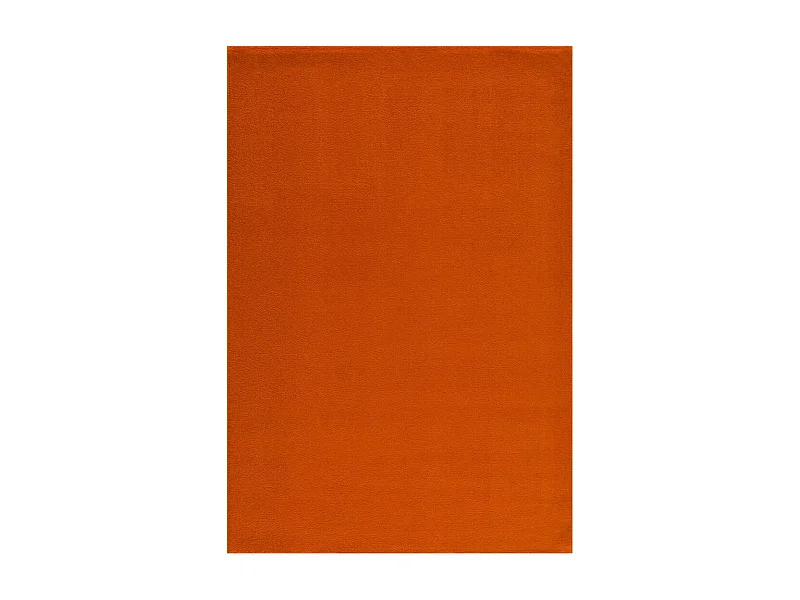 tapis cuisine 80x150 tissé orange rectangle motif uni NOSSA