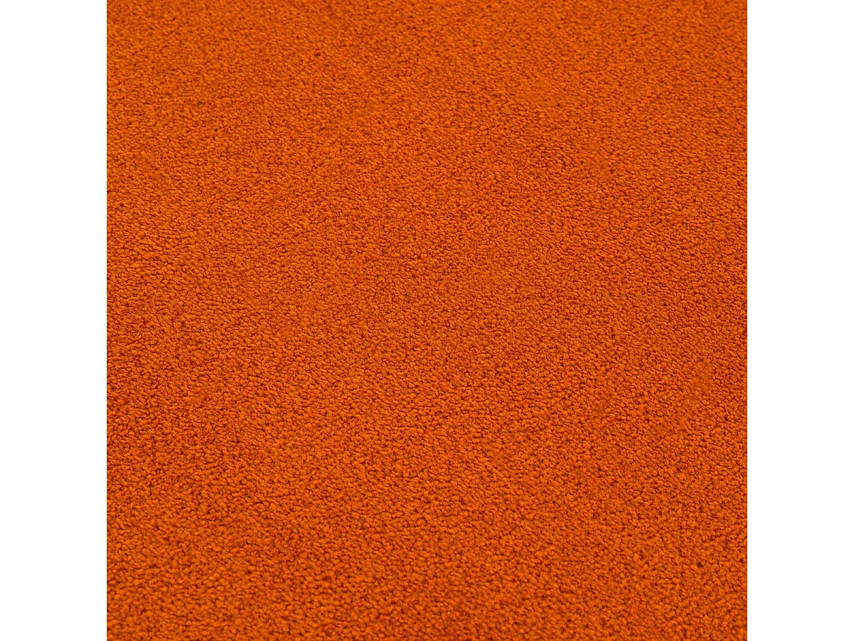 tapis cuisine 80x150 tissé orange rectangle motif uni NOSSA