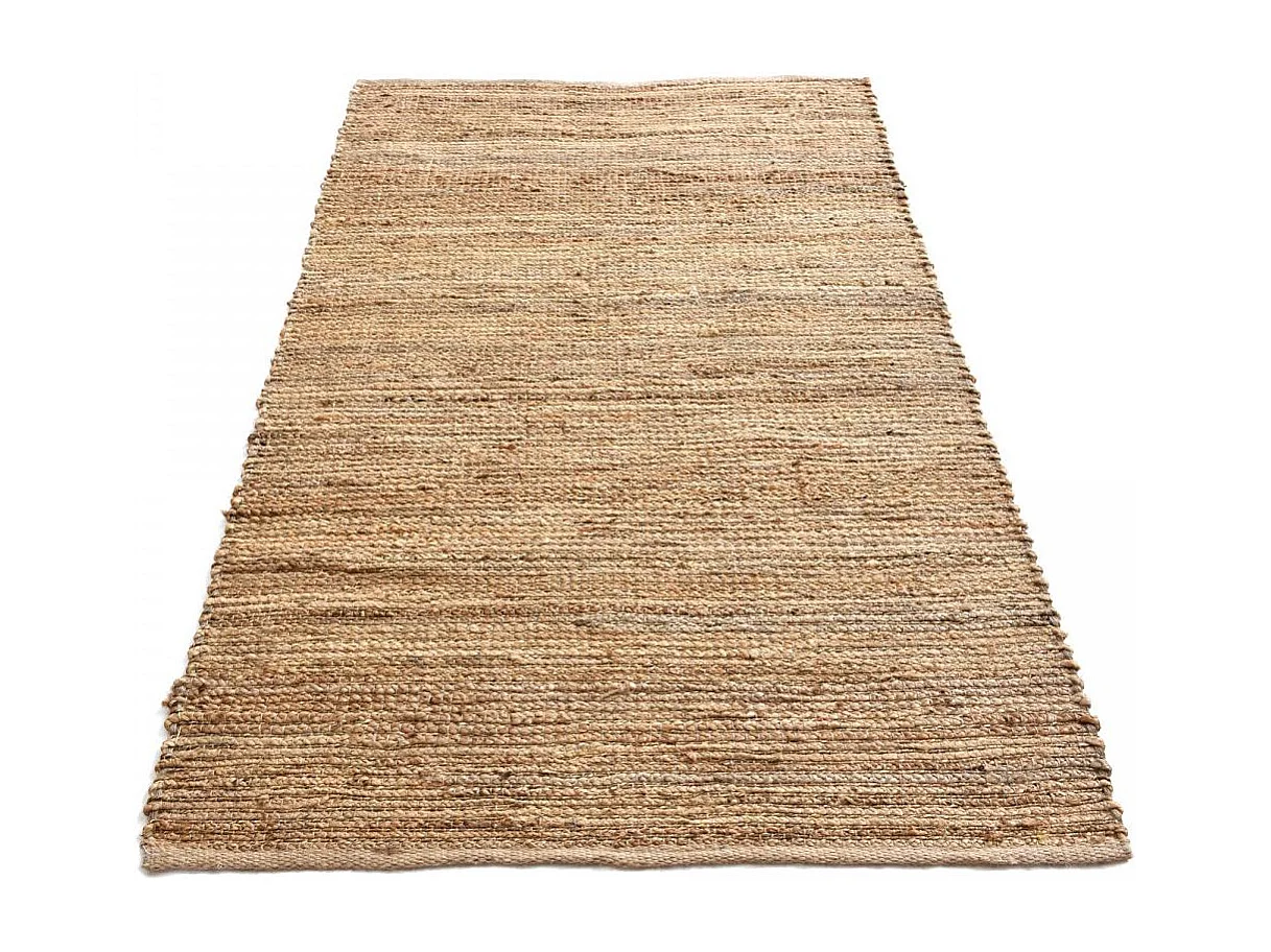 Tapis en jute fait à la main motif uni NATURE 1