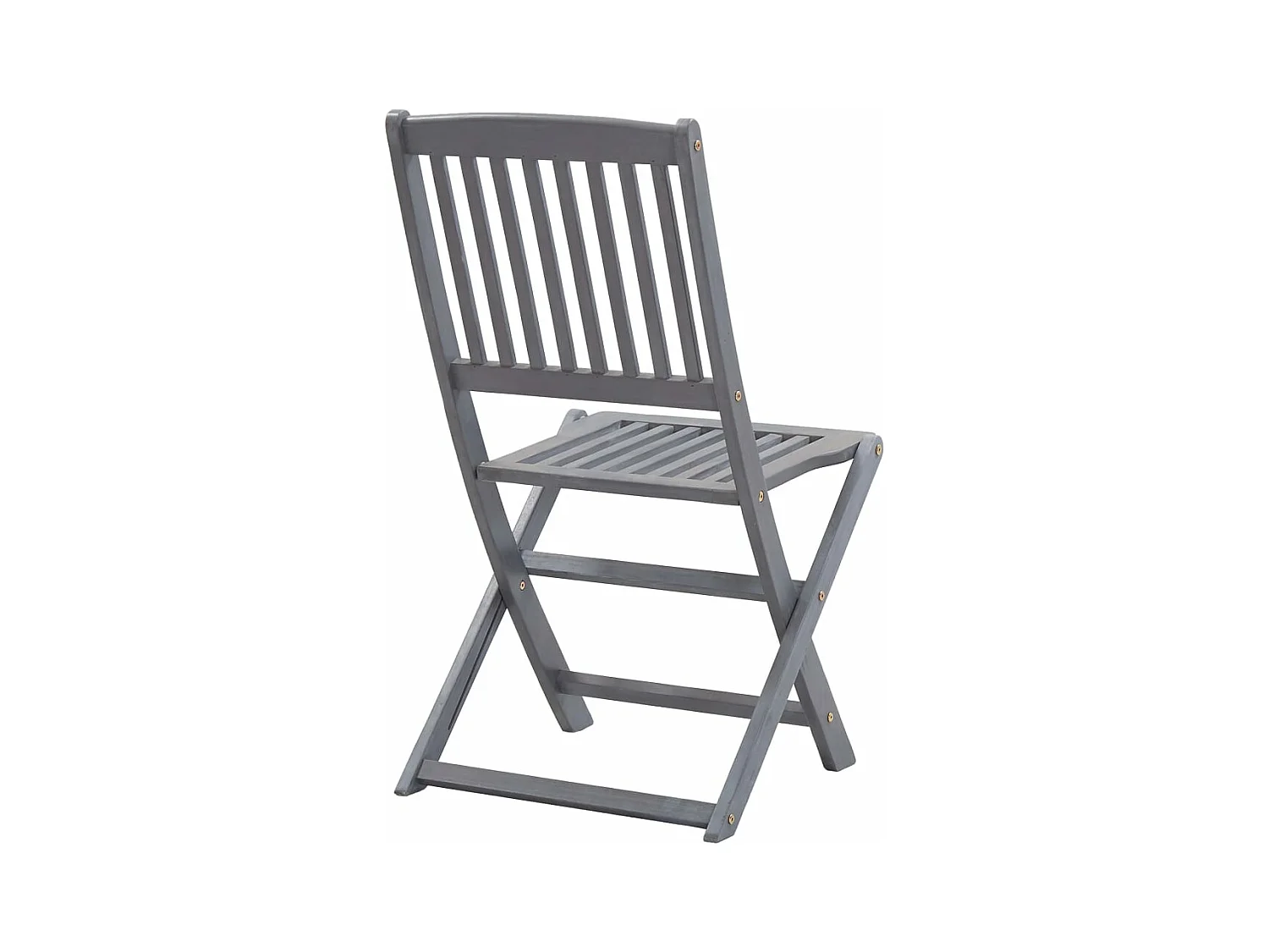 Chaises pliables d'extérieur 6 pièces avec coussins Bois d'acacia