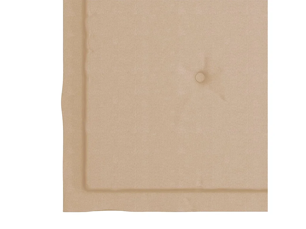 Sillas de jardín 6 unidades madera maciza de teca cojines beige