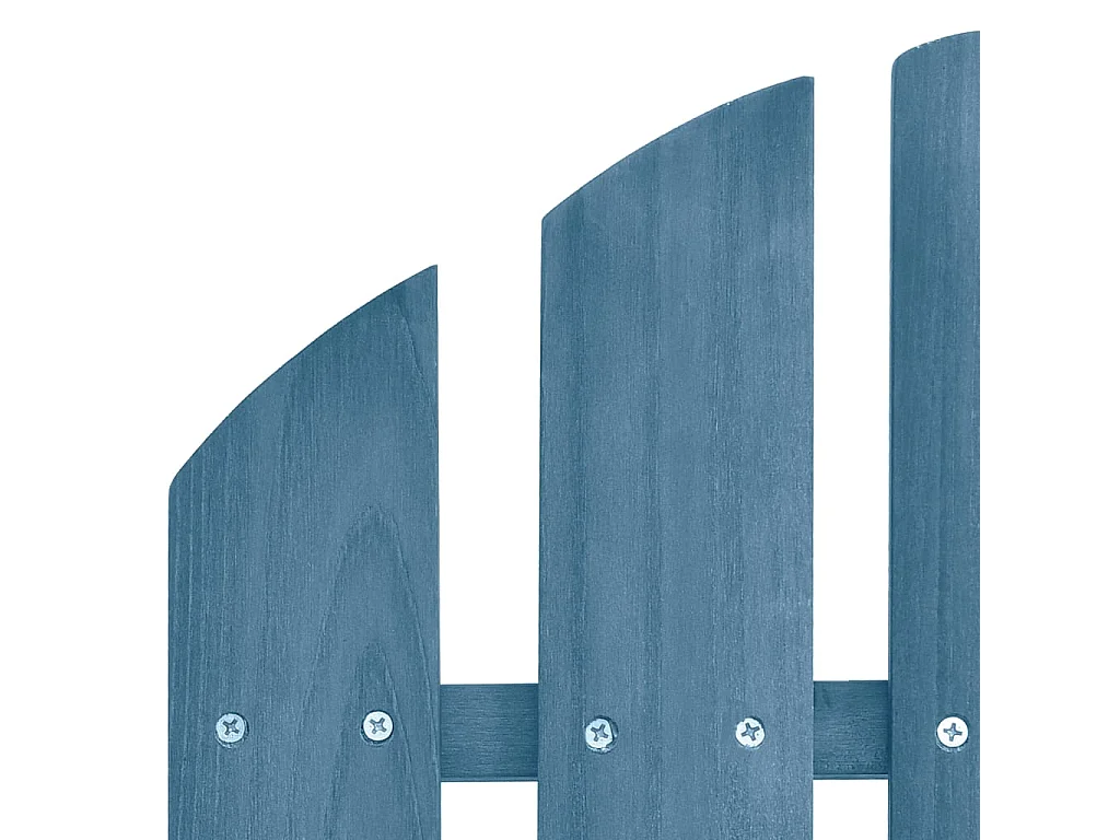 Otomana Adirondack de jardín 2 plazas madera de abeto azul