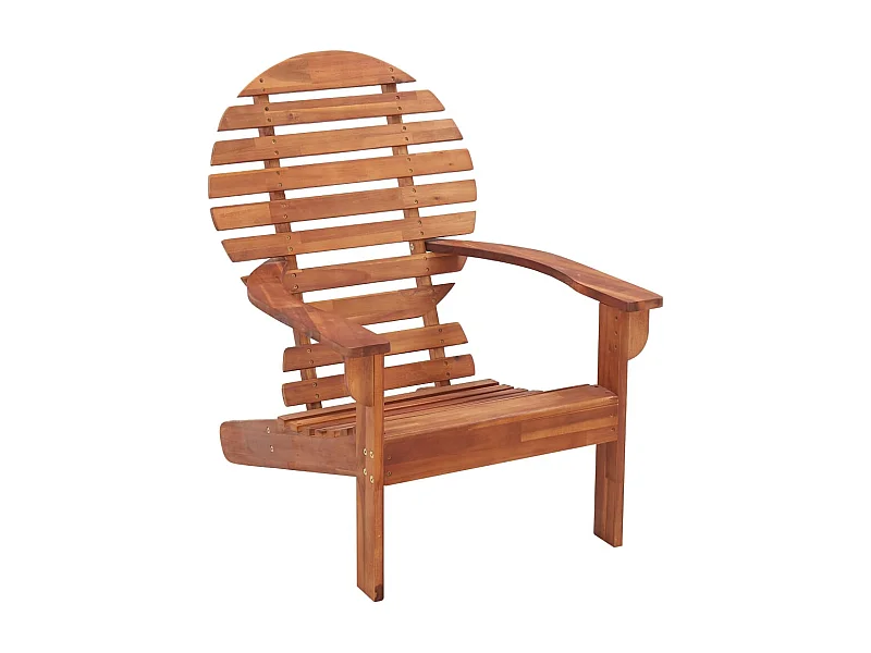 Silla Adirondack de madera maciza de acacia