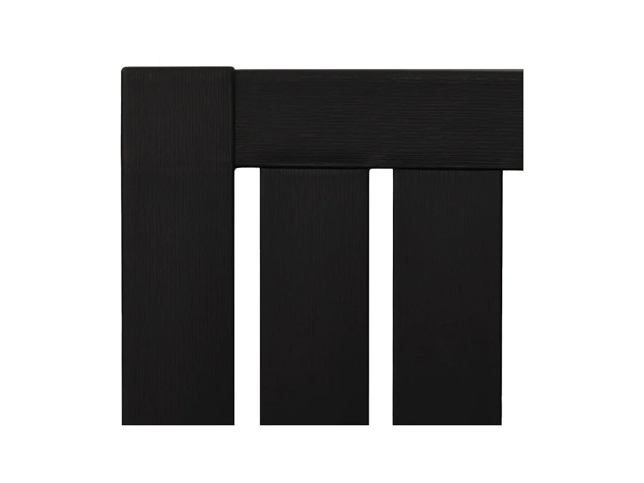 Chaises de jardin Adirondack lot de 2 noir polypropylène