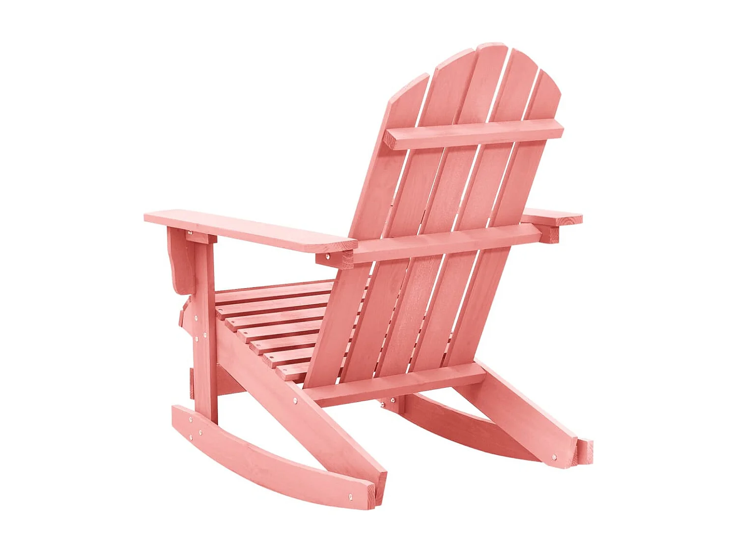 Schommelstoel Adirondack massief vurenhout roze