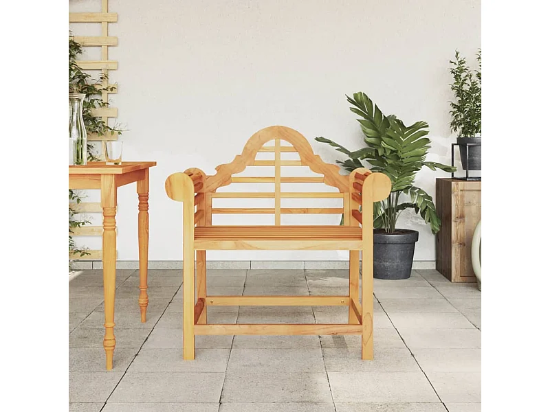 Chaise de jardin 88x60x92 cm bois de teck massif