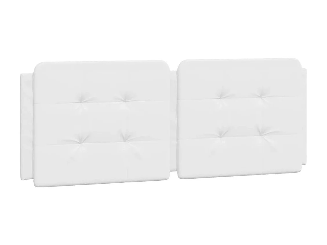 Cadre de lit avec lumières LED blanc 120x200 cm similicuir