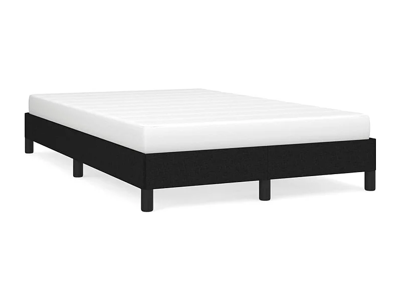Estructura de cama tela negro 120x190 cm