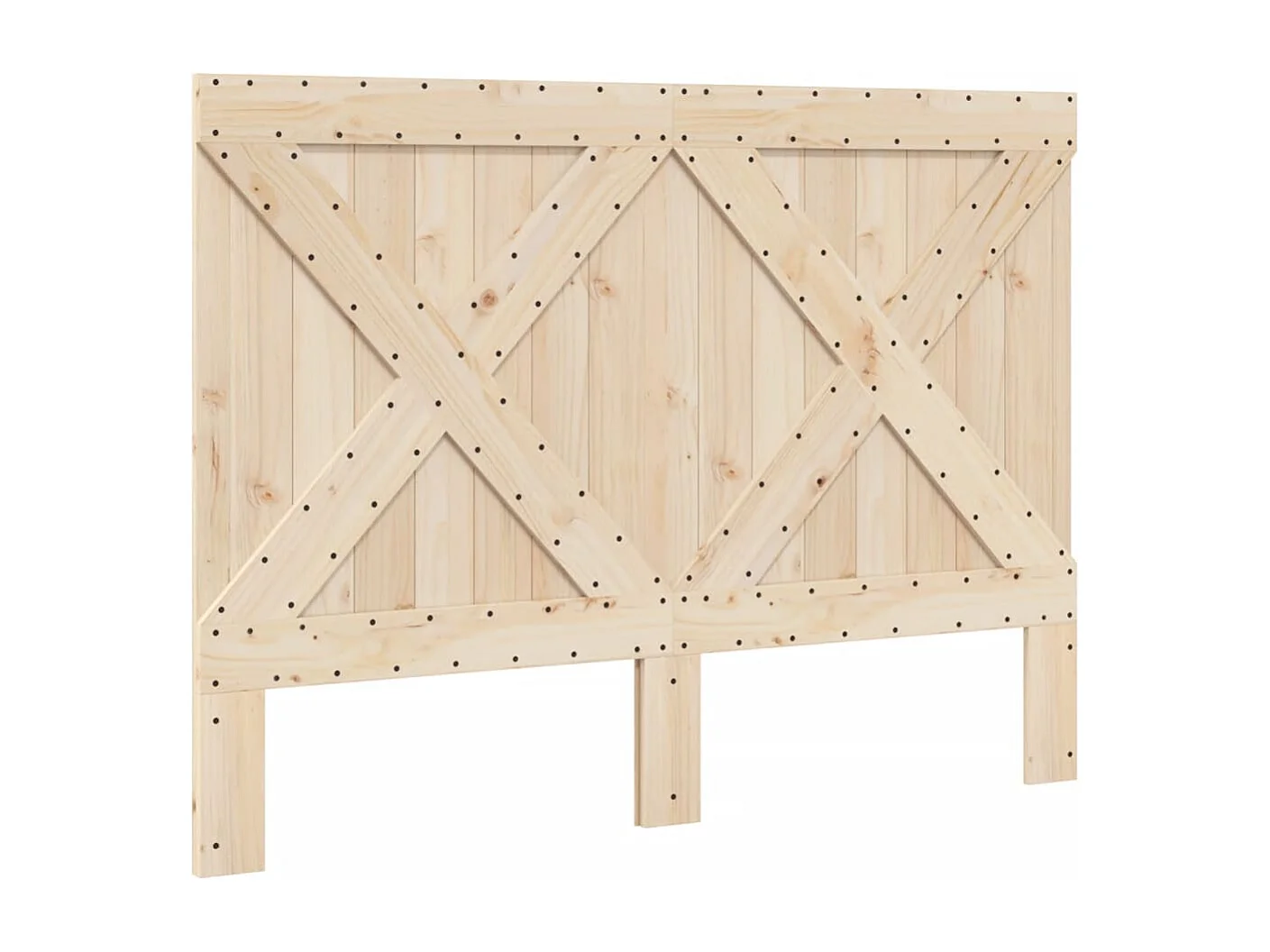 Estrutura de cama com cabeceira 140x200 cm pinho maciço cinza