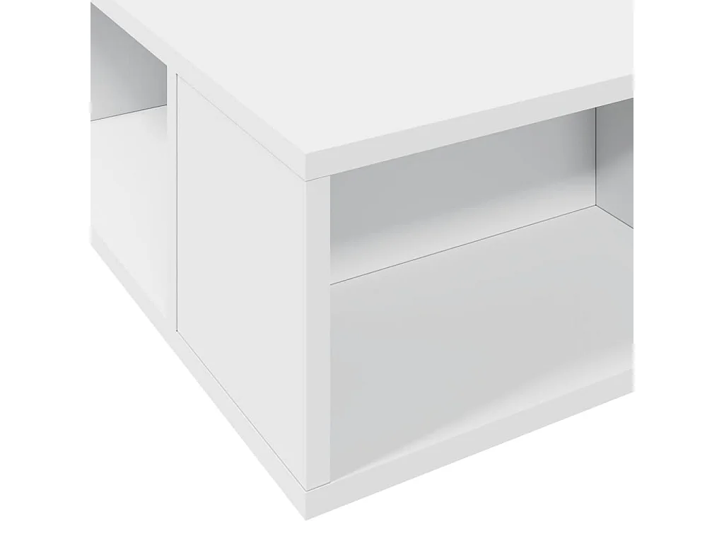 Estrutura de cama 120x200 cm derivados de madeira branco