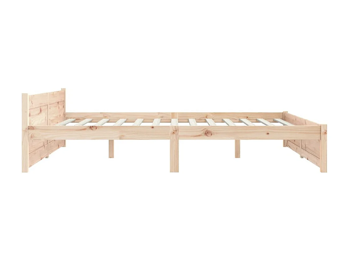 Estrutura de cama 160x200 cm madeira maciça