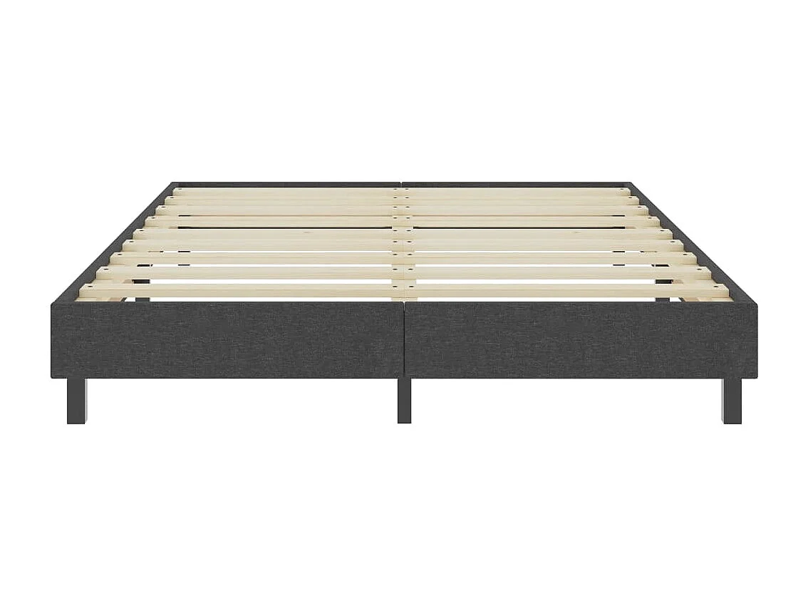 Sommier tapissier Gris Tissu 160 x 200 cm