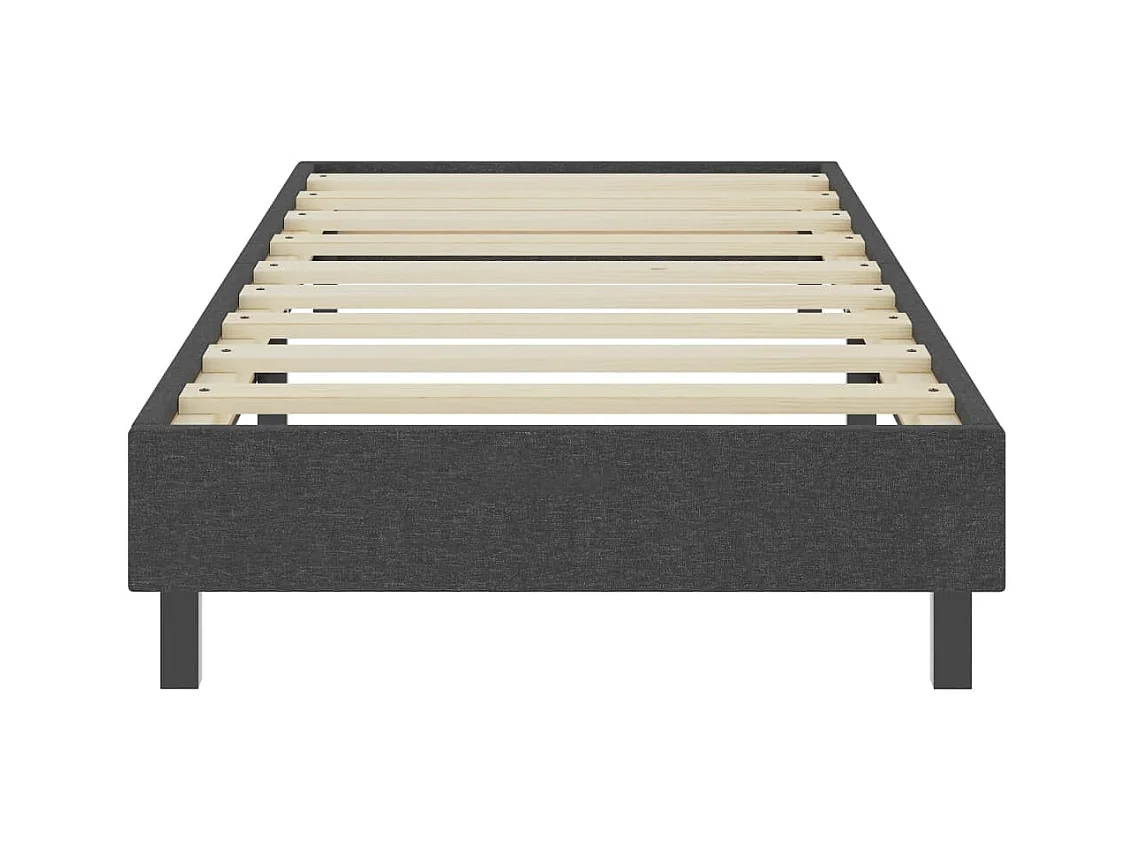 Sommier tapissier Gris Tissu 90 x 200 cm