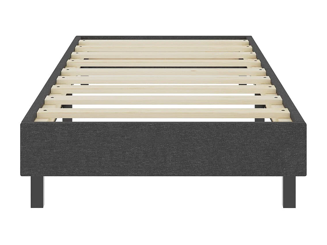 Sommier tapissier Gris Tissu 80 x 200 cm