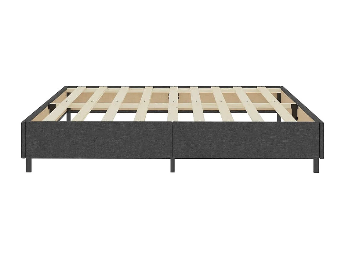 Sommier tapissier Gris Tissu 200 x 200 cm