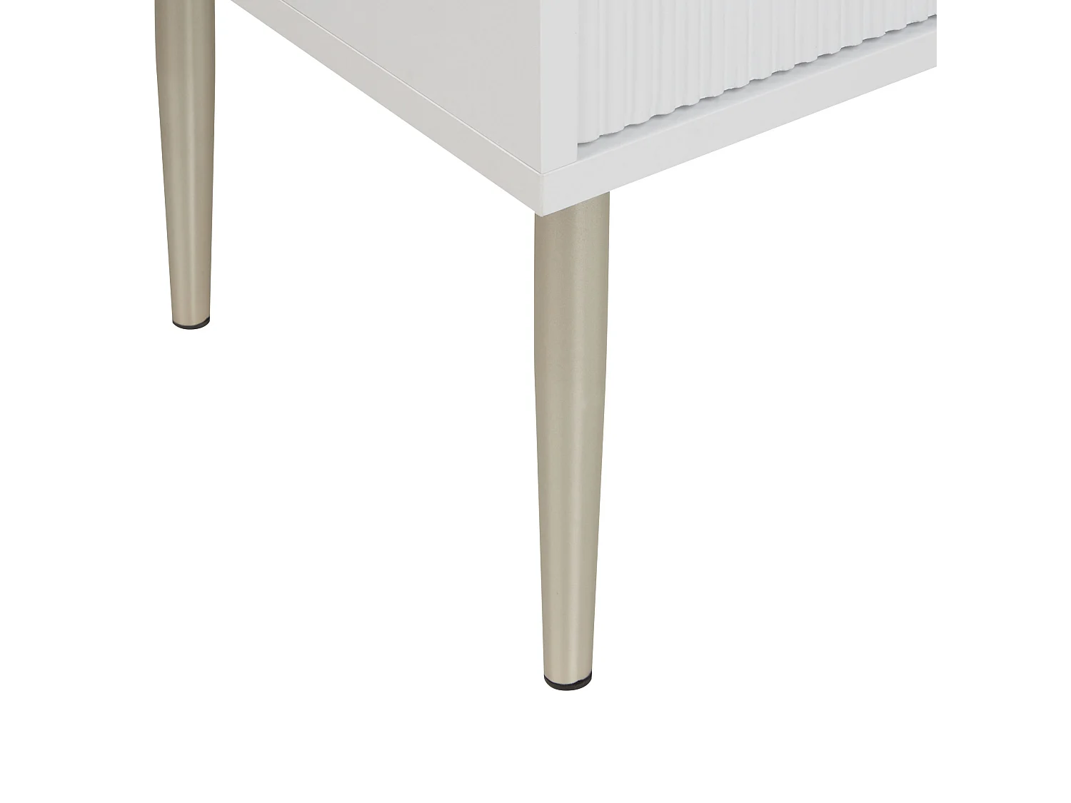 Table de nuit à 2 tiroirs SOHO Blanc