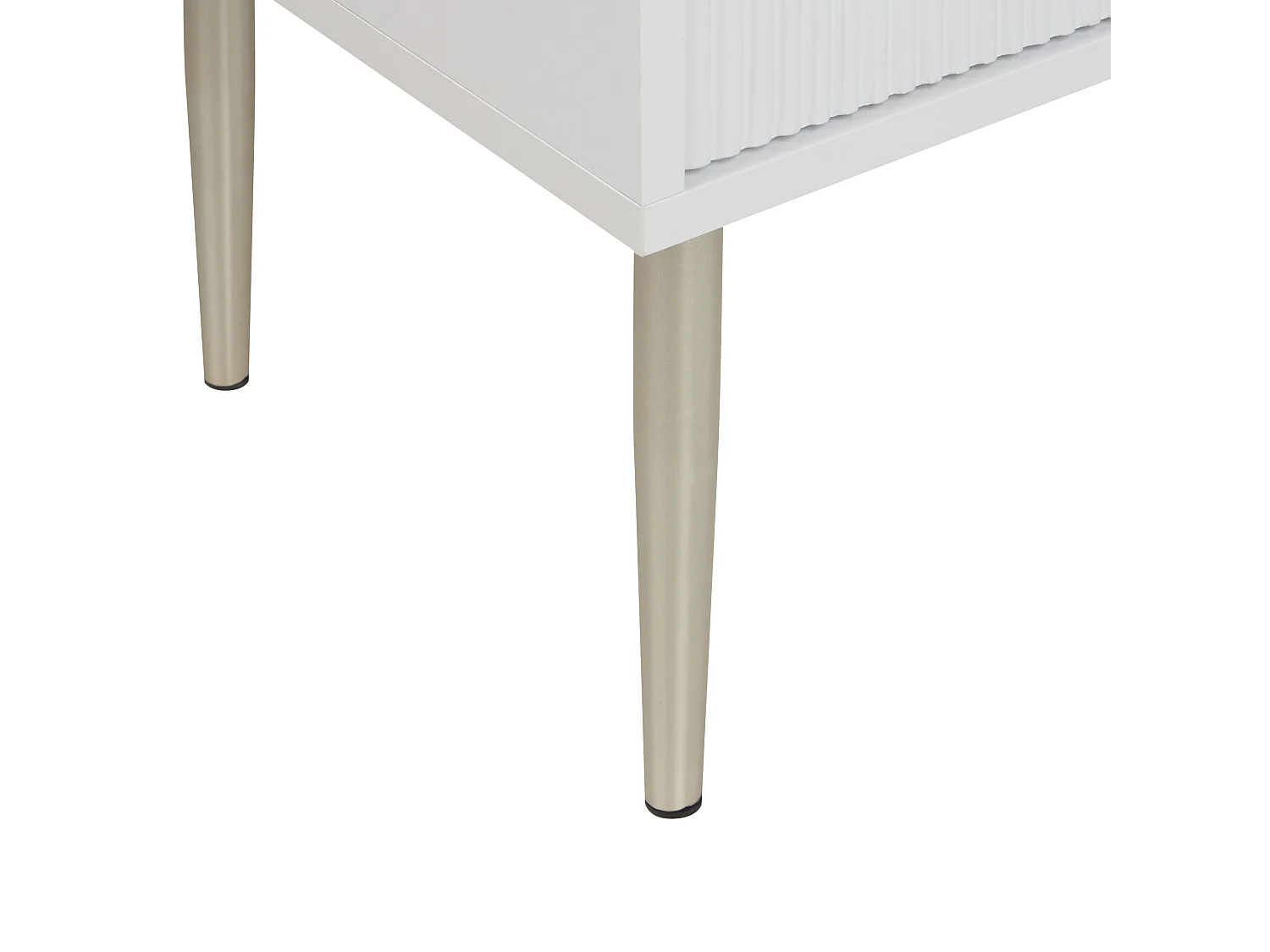 2 Drawer Bedside Table SOHO White
