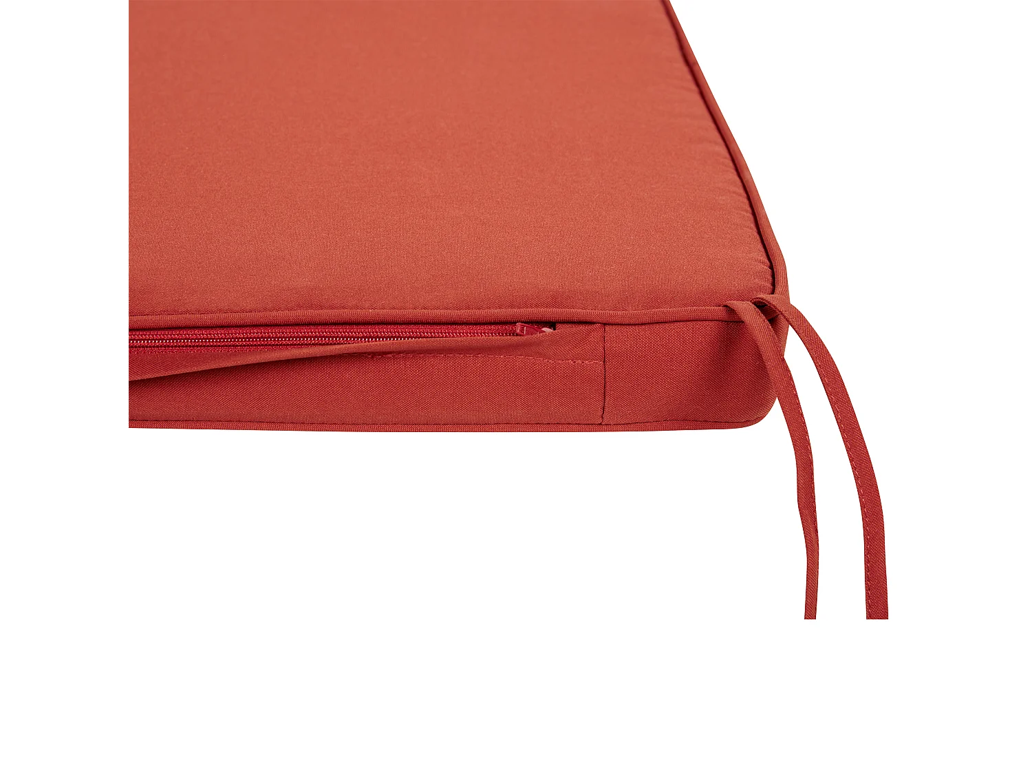 Cuscino per sedile a panca SOVANA 45 x 148 cm Rosso scuro