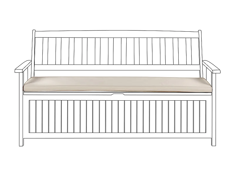 Coussin de banquette SOVANA Taupe