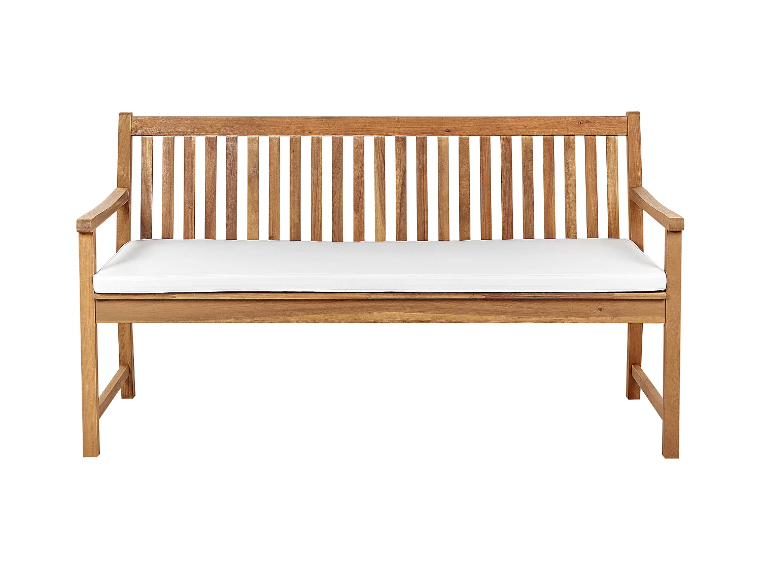 Coussin de banquette VIVARA 152 x 54 cm Blanc cassé