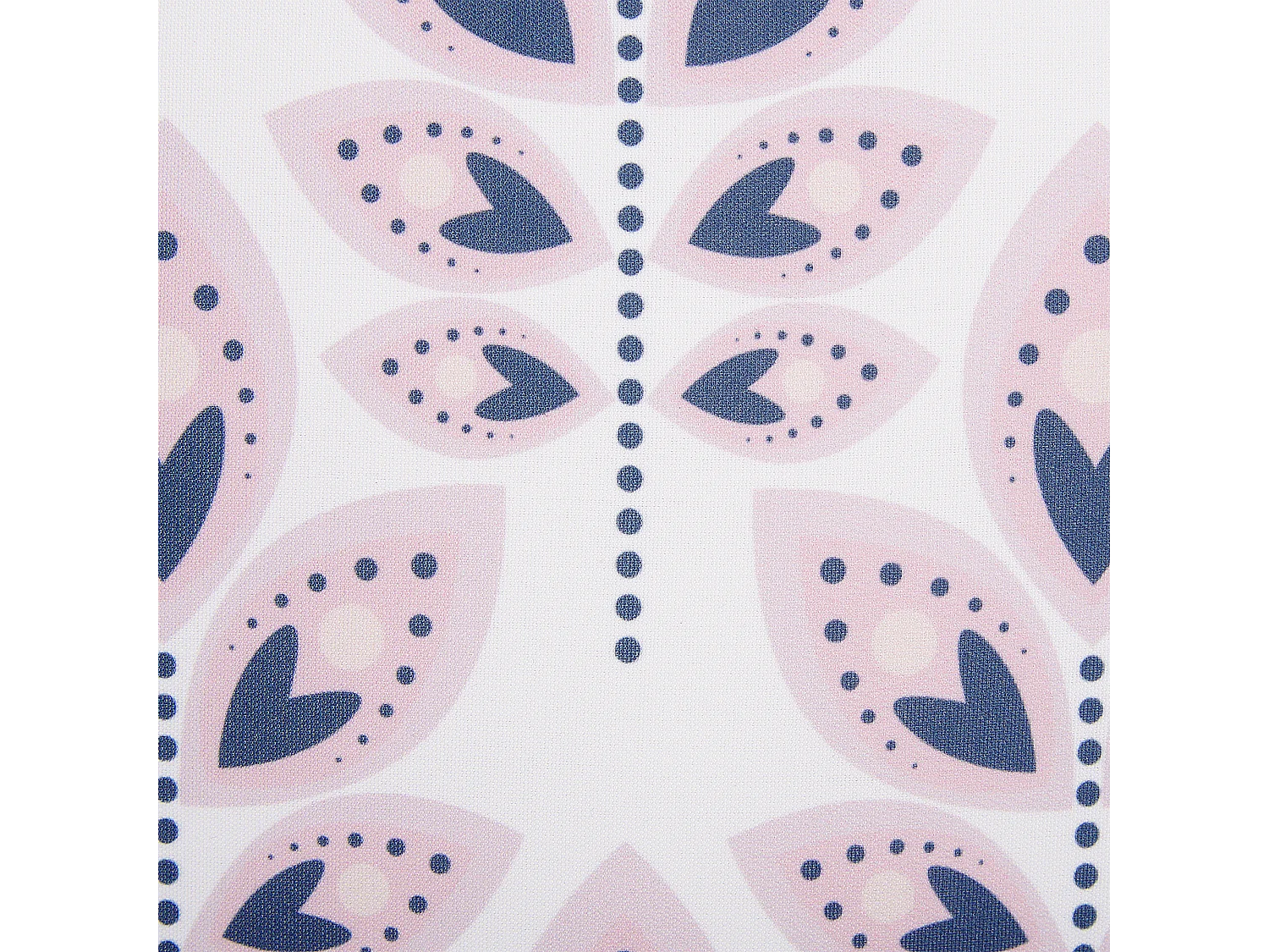 Set di 2 cuscini da esterno TORRETTA Trama di piante 40 x 40 cm Crema