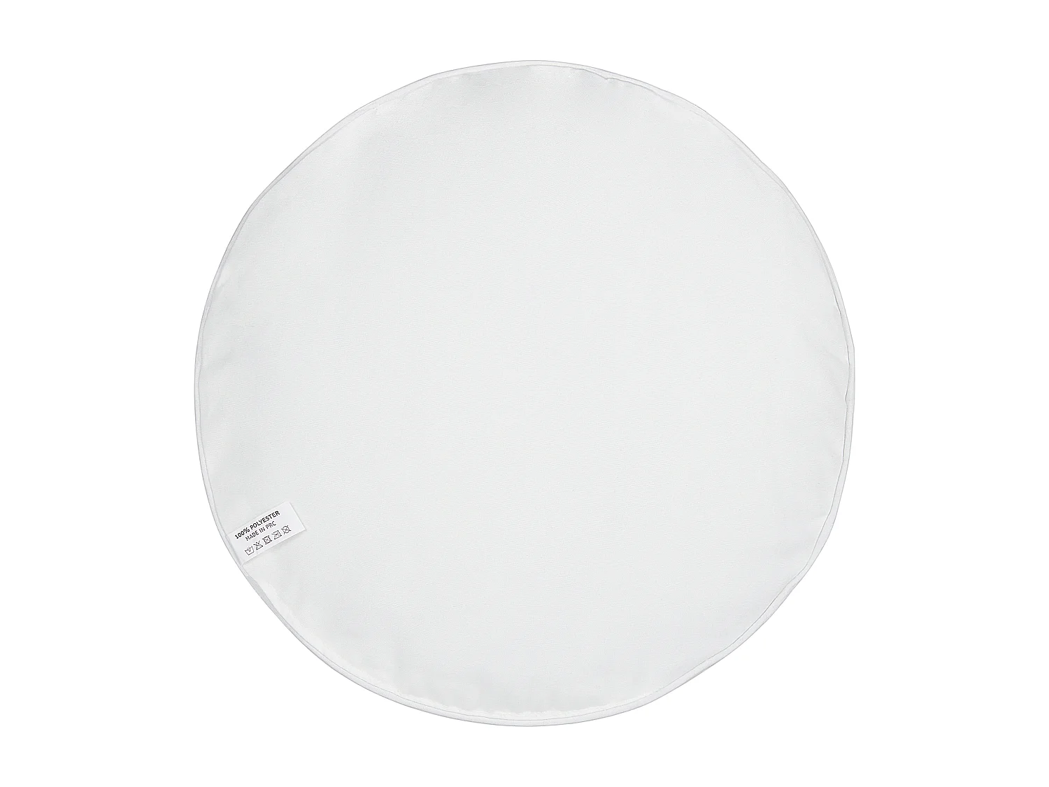 Lot de 2 coussins d'extérieur TORRETTA Motif de plante 40 x 40 cm Blanc cassé