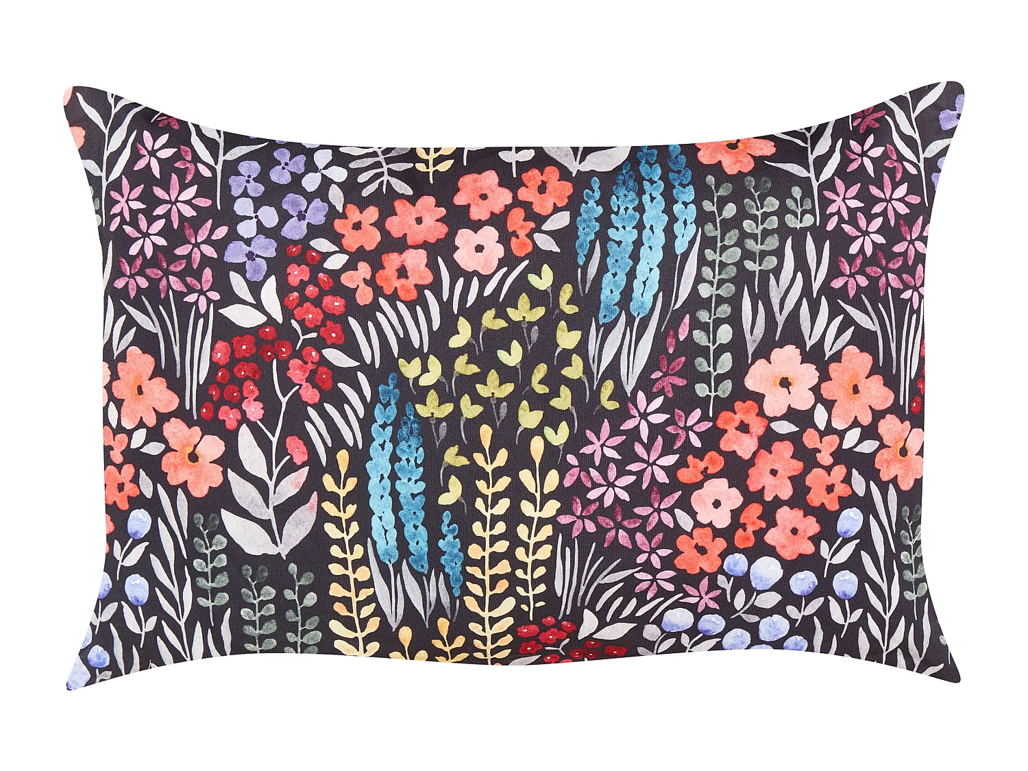 Lot de 2 coussins d\'extérieur CASTELARO Motif floral 40 x 60 cm Multicolore