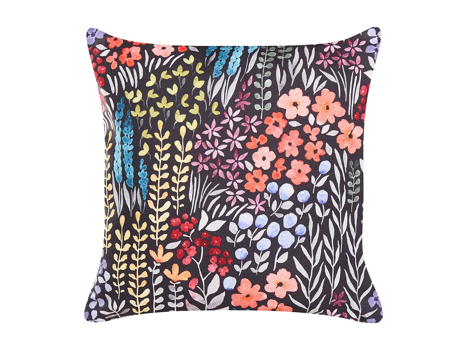 Gartenkissen 2er Set CASTELARO Blumenmuster 45 x 45 cm Bunt