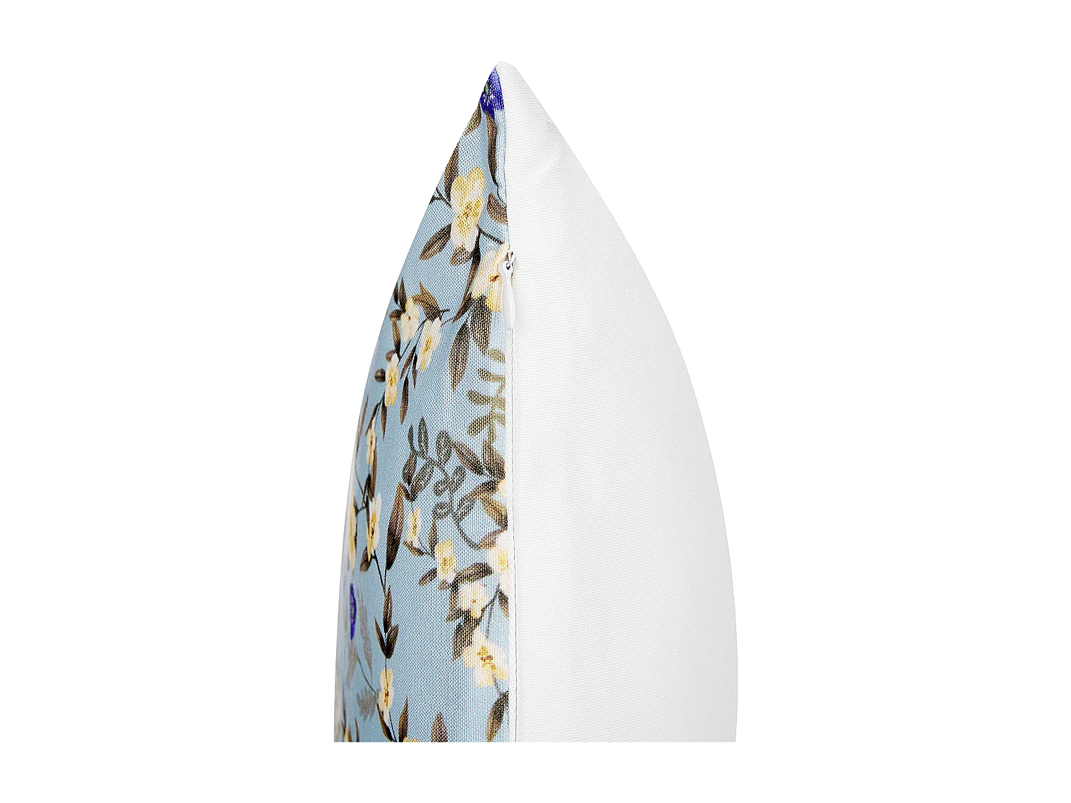 Set di 2 cuscini da esterno VALLORIA 45 x 45 cm Blu Trama floreale