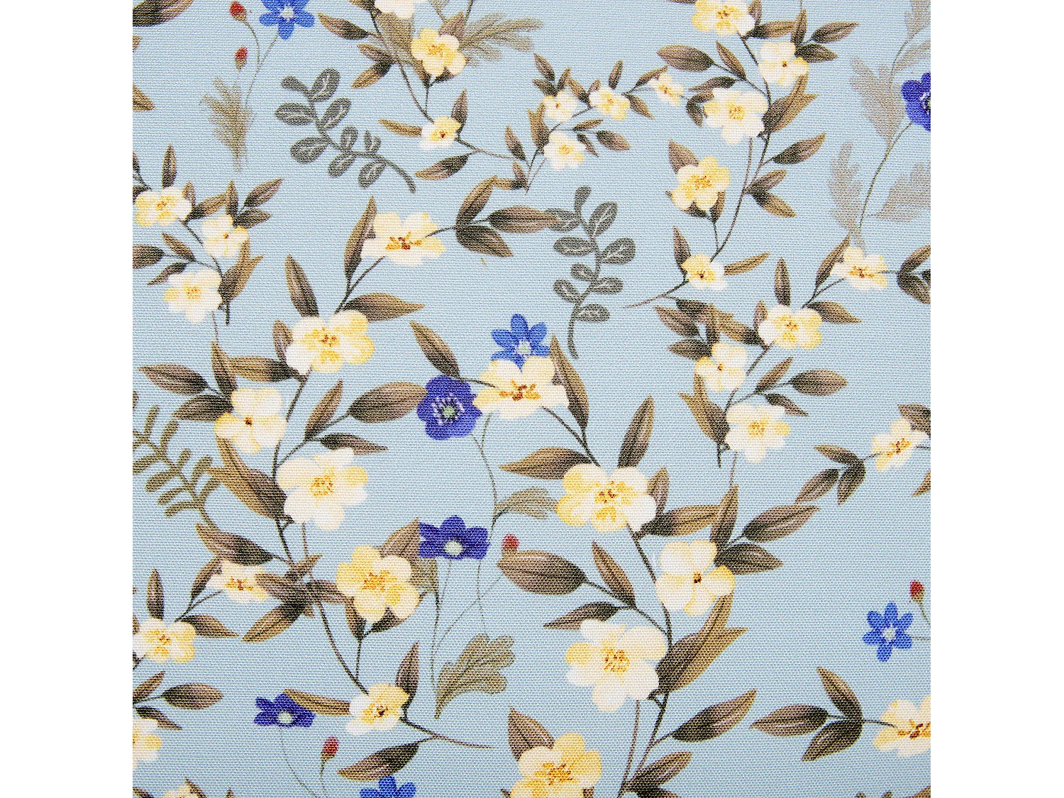Set di 2 cuscini da esterno VALLORIA 45 x 45 cm Blu Trama floreale