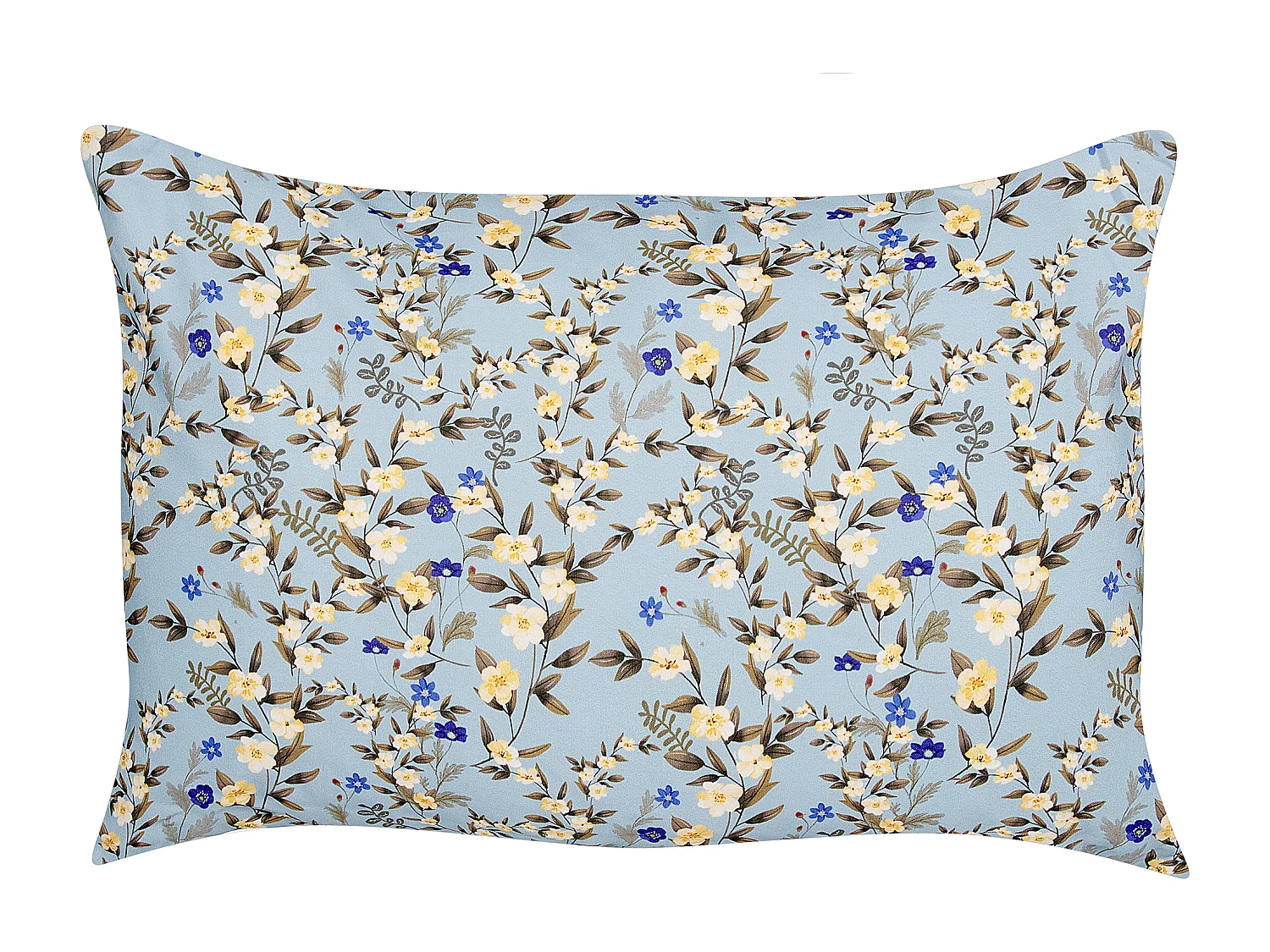 Set di 2 cuscini da esterno VALLORIA 40 x 60 cm Blu Trama floreale