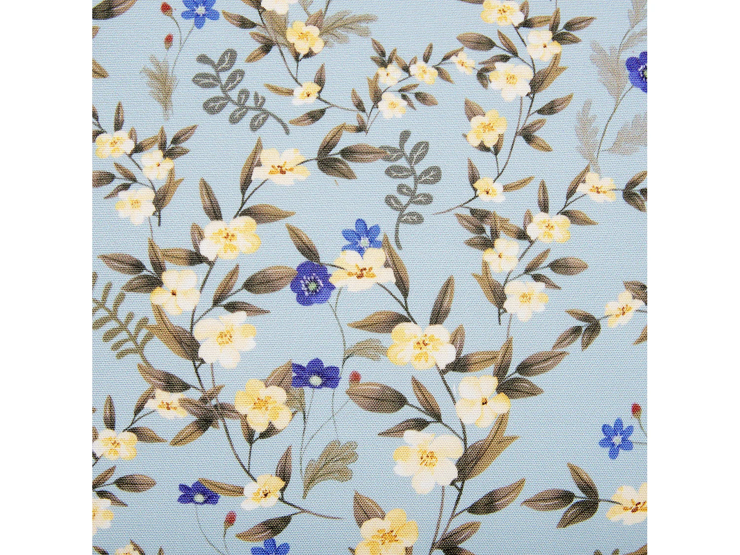 Lot de 2 coussins d'extérieur VALLORIA Motif floral 40 x 60 cm Bleu